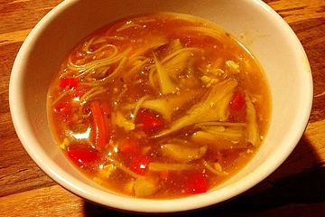Asiatische Sauer Scharf Suppe Von Energybird Chefkoch 