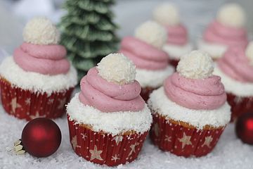 Nikolaus-Mützen-Cupcakes