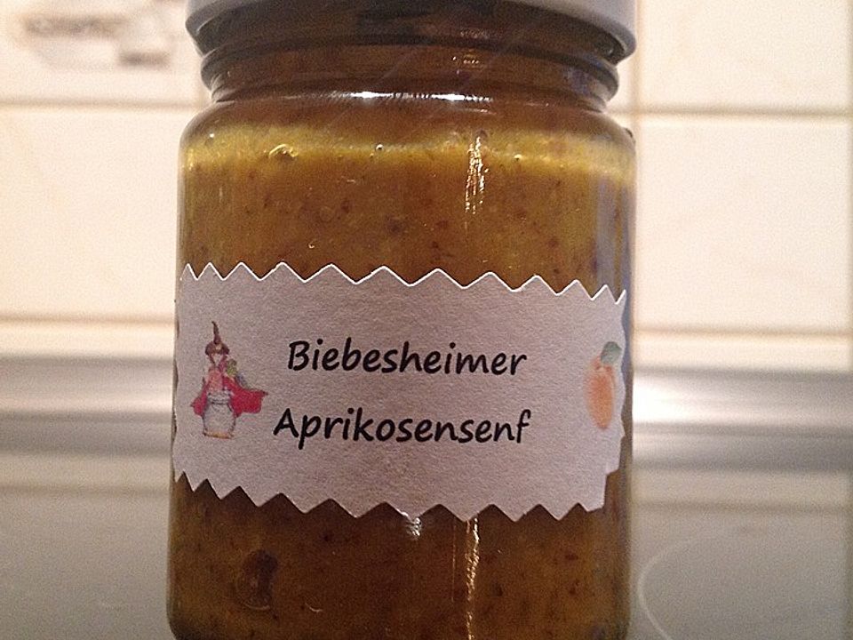 Aprikosensenf Mit Honig Und Apfelessig Von Bibscher Chefkoch 