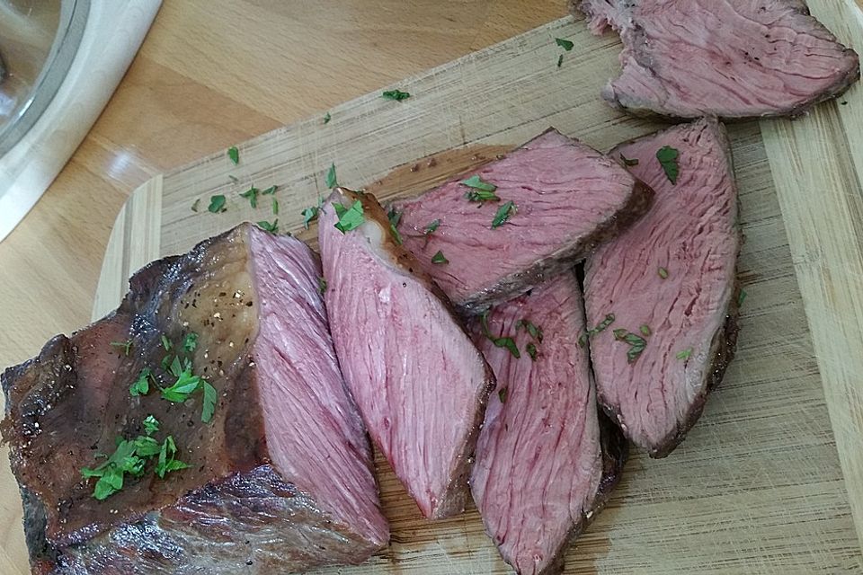 Roastbeef mit Schwarzbier-Soße