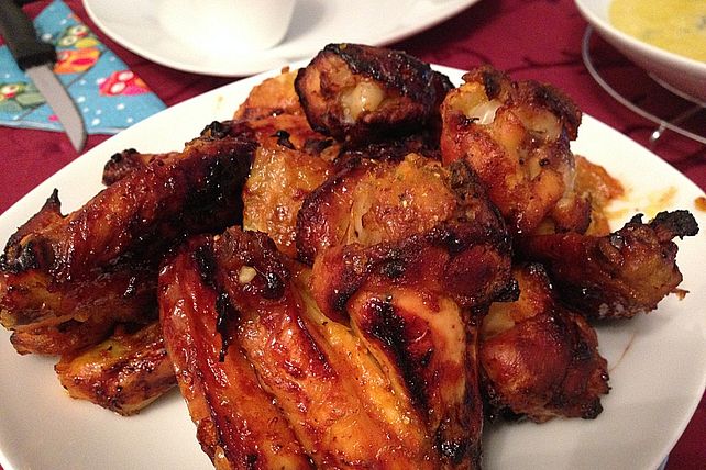 Knusprige Chickenwings in Honig-Orangen-Marinade| Chefkoch