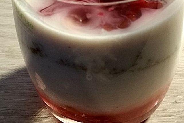 Himbeer-Vanille-Quark Dessert mit Spekulatius von Irgkoch| Chefkoch