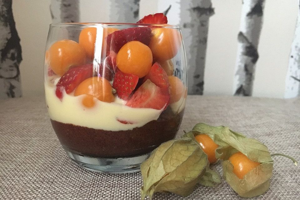 Schoko-Nuss-Pudding mit Chiasamen und Flohsamenschalen