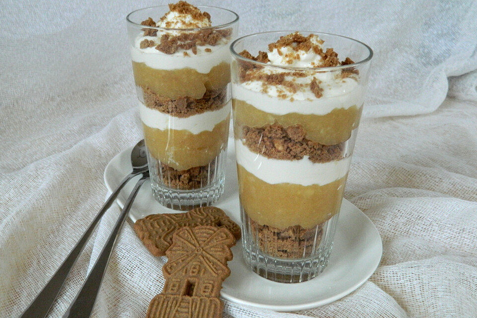 Winterliches Apfeltiramisu