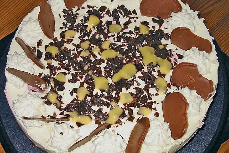 Quarksahne - Kirschtorte mit Eierlikör