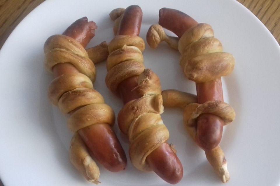 Brezel-Hot Dogs