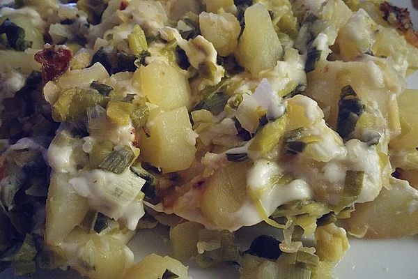 Kartoffel-Lauch-Pfanne mit Feta von bigbluebeauty | Chefkoch