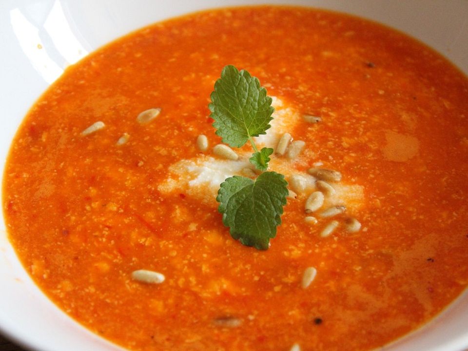 Paprika-Ricotta-Suppe von engel11185| Chefkoch