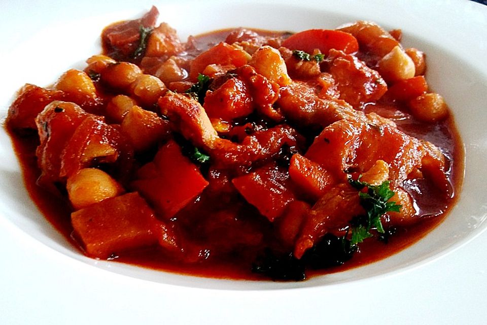 Hühnchen-Chorizo-Eintopf