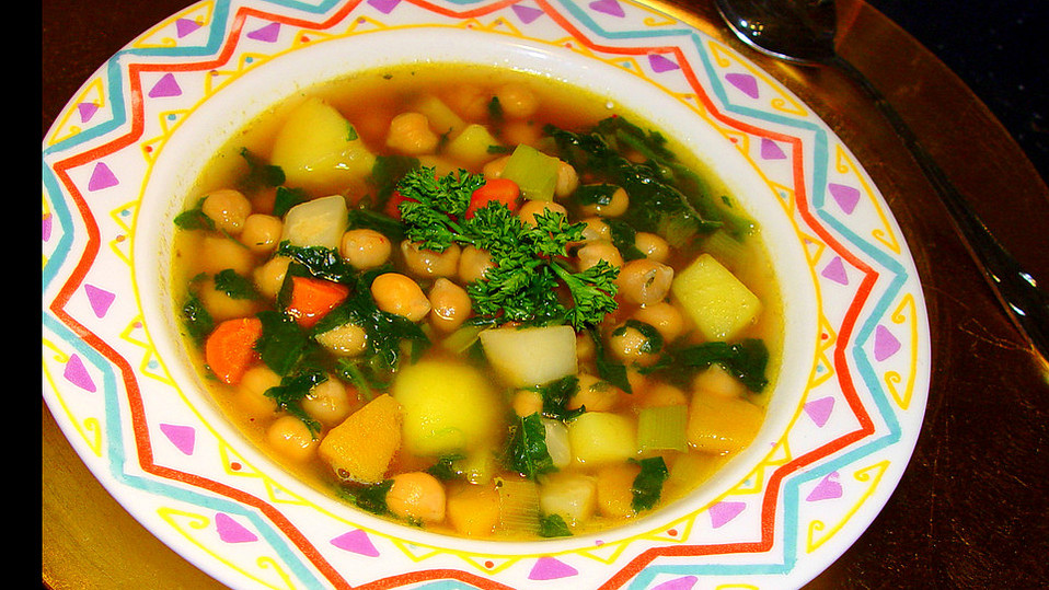 Marrokanischer Gemüsetopf mit Kichererbsen von Laeuferin Marrokanischer Gemüsetopf mit Kichererbsen von Laeuferin