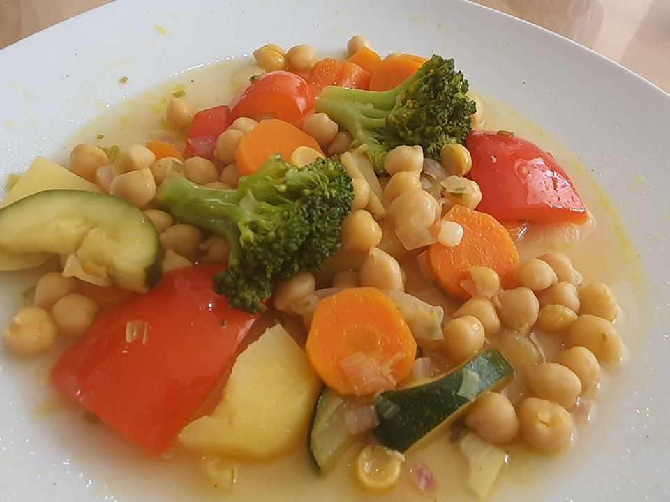 Marrokanischer Gemüsetopf mit Kichererbsen von Laeuferin | Chefkoch