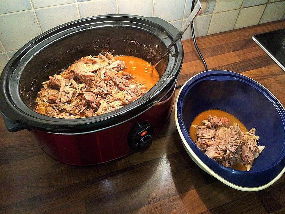 Pulled Pork aus dem Crock Pot ohne BBQ-Sauce von kitty79| Chefkoch