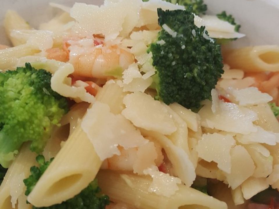 Pasta mit Garnelen und Brokkoli von Ines_und_Thomas| Chefkoch