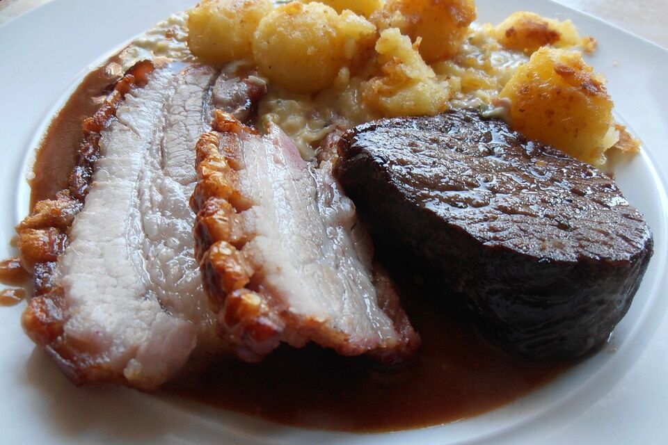 Geschmortes Rinderfilet aus dem Schnellkochtopf