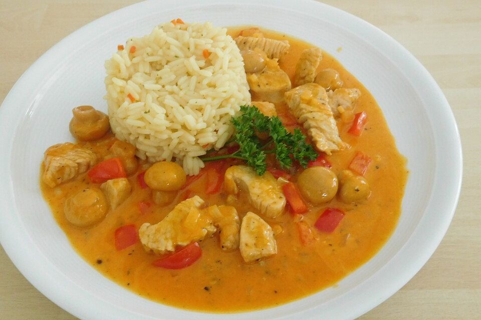 Putencurry / Putengeschnetzeltes à la Rustikale