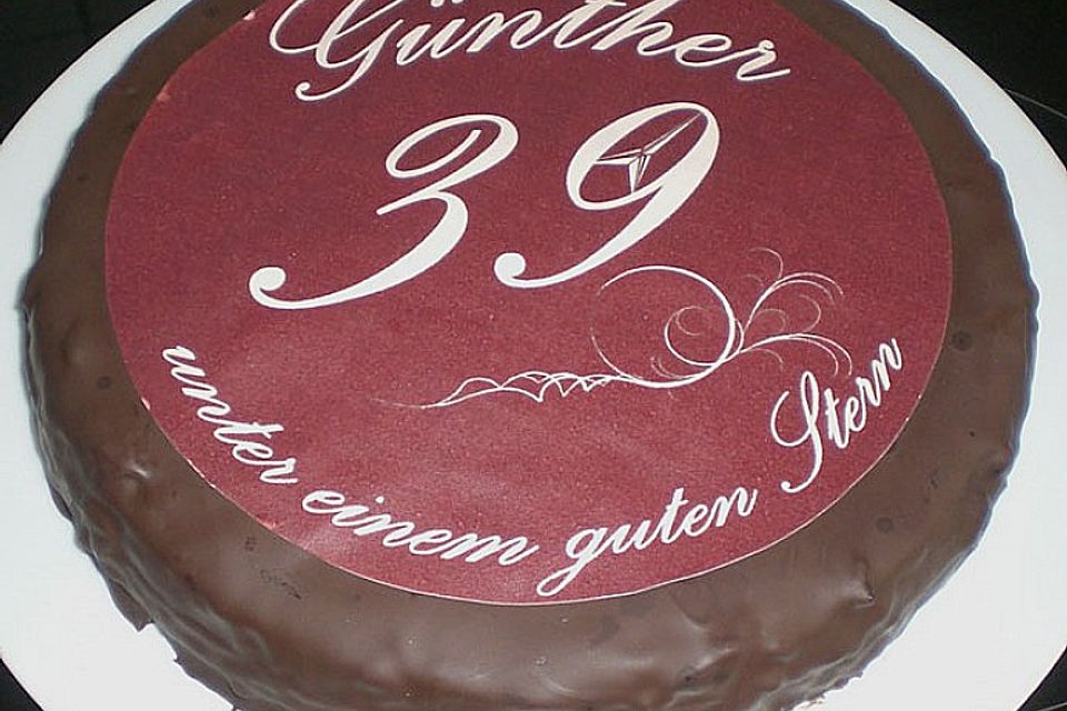 Torte nach Sacher Art