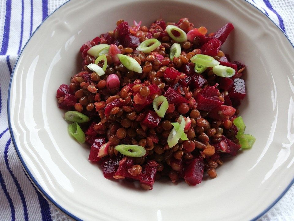 Rote-Linsen-Salat mit Roter Bete von SessM | Chefkoch