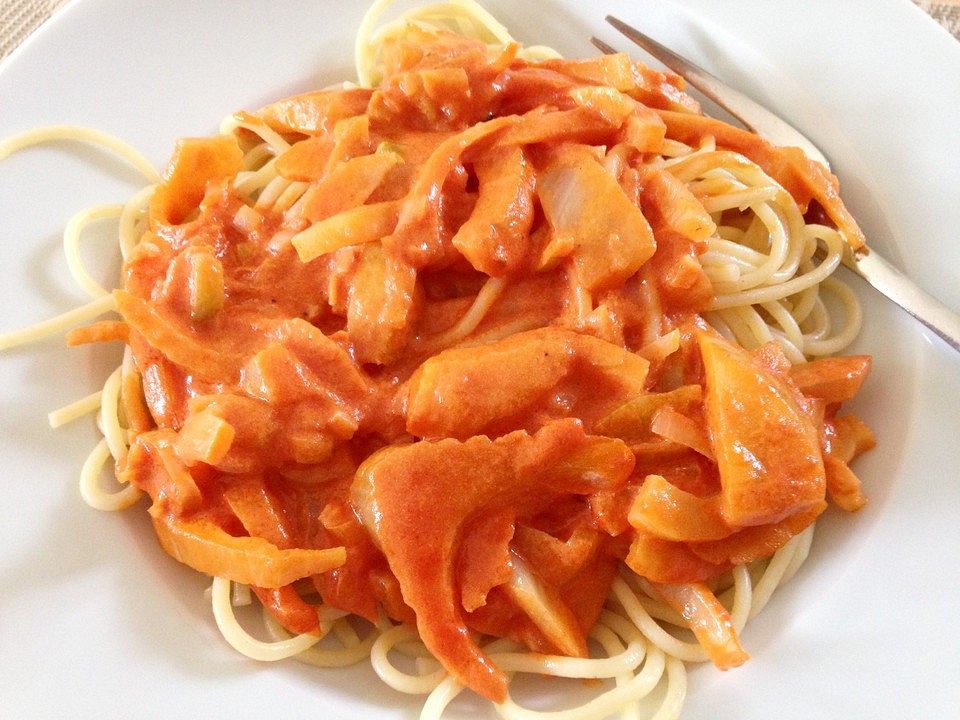 Fenchel-Tomaten-Sahne-Sauce von Yummii| Chefkoch