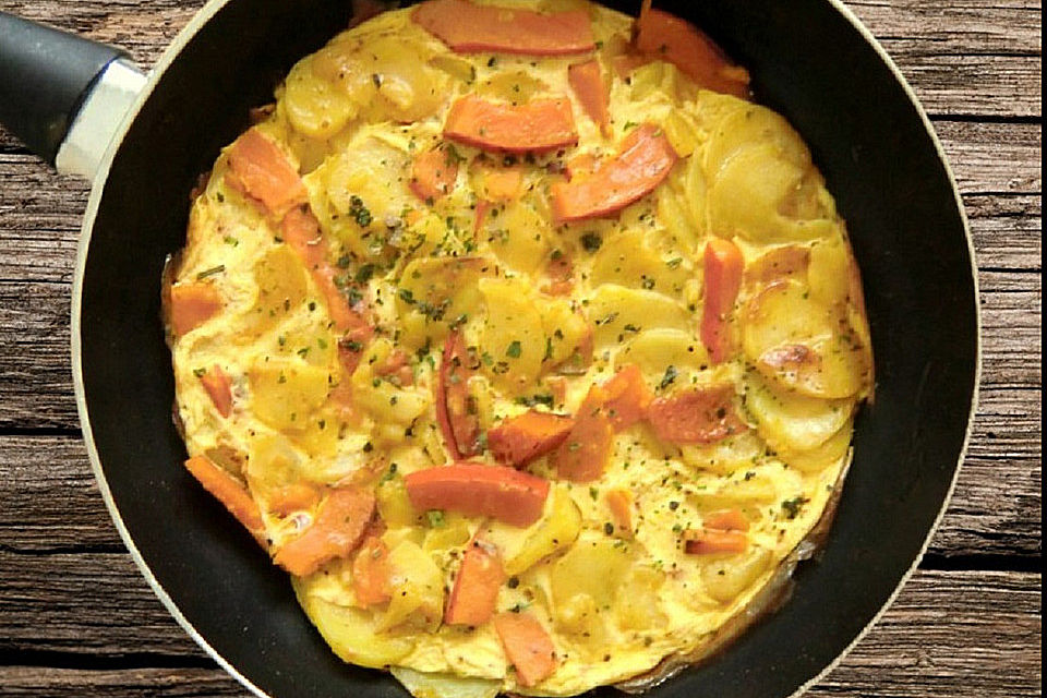 Kürbis-Kartoffel-Frittata