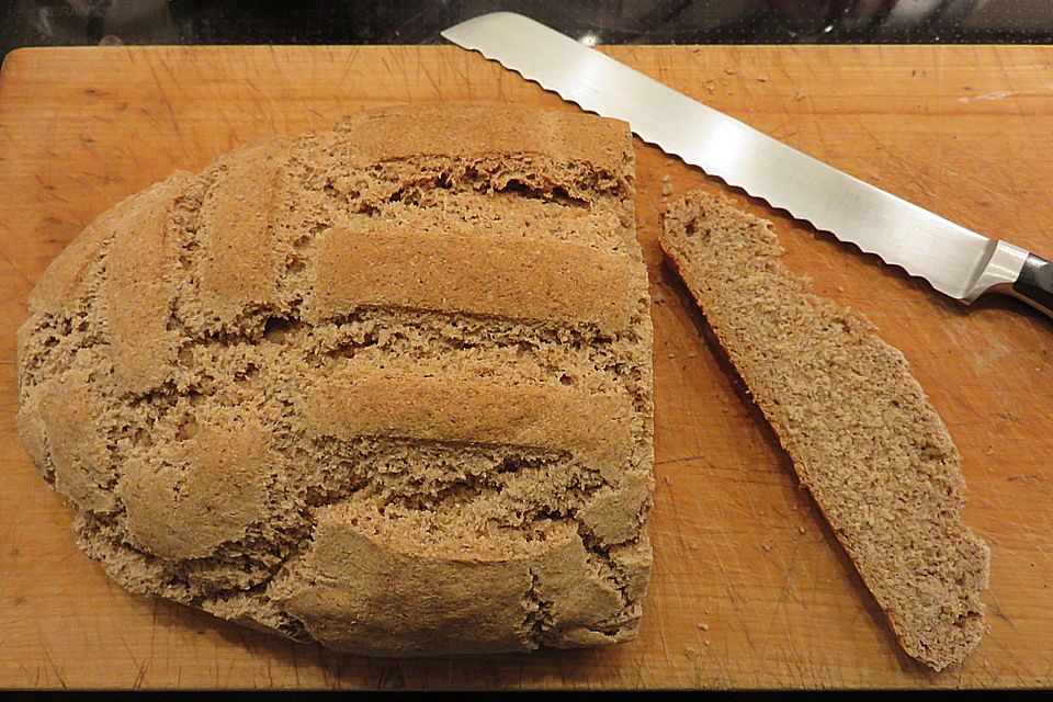 Würziges Kamut-Roggen-Vollkornbrot