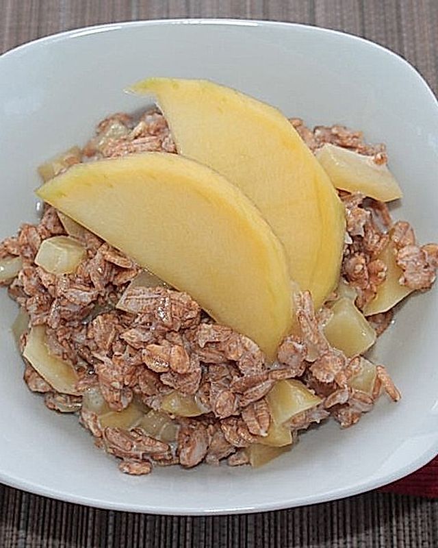 Veganes Kokos-Mango-Porridge