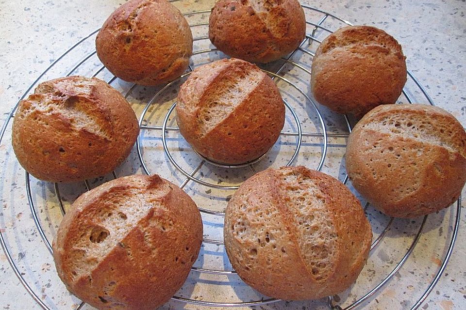 Glutenfreie herzhafte Brötchen