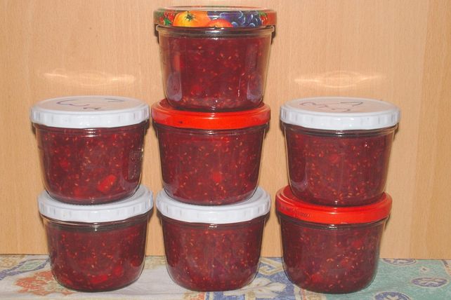 Apfel-Himbeer-Marmelade von selli_s| Chefkoch