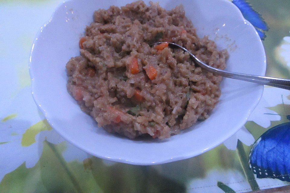 Farbenfrohes Risotto für Kinder