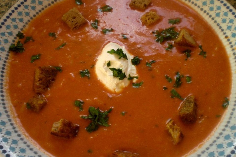 Tomatencremesuppe