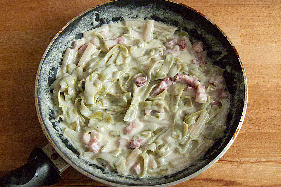 Nudel - Spargel - Pfanne