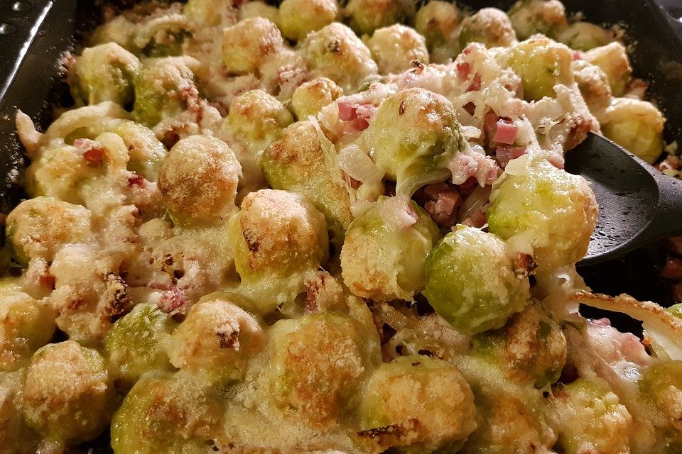 Rosenkohl-Speck Auflauf Rosenkohl-Speck Auflauf