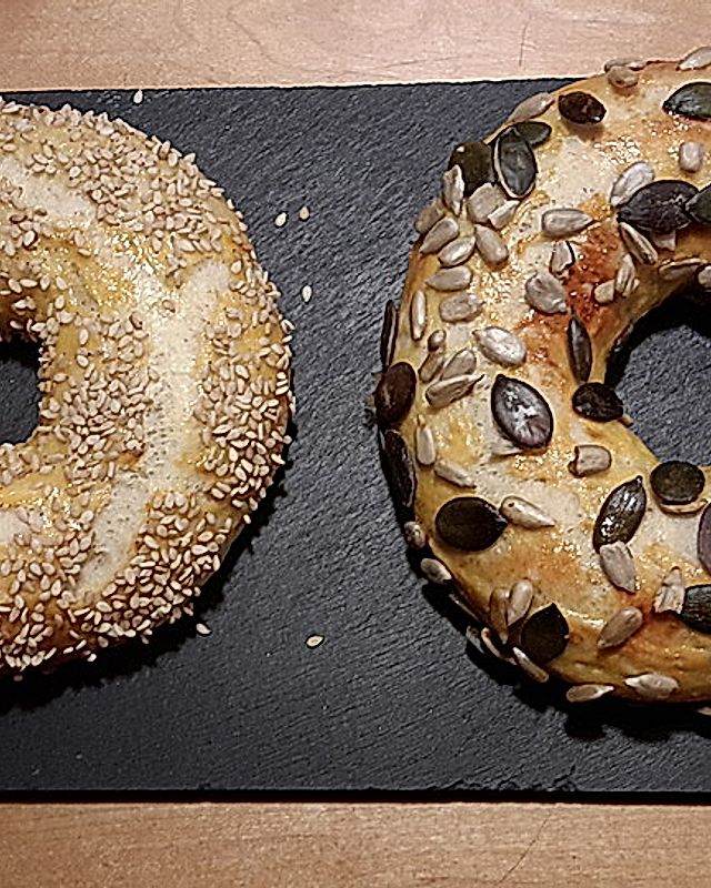 Traditionelle Bagels