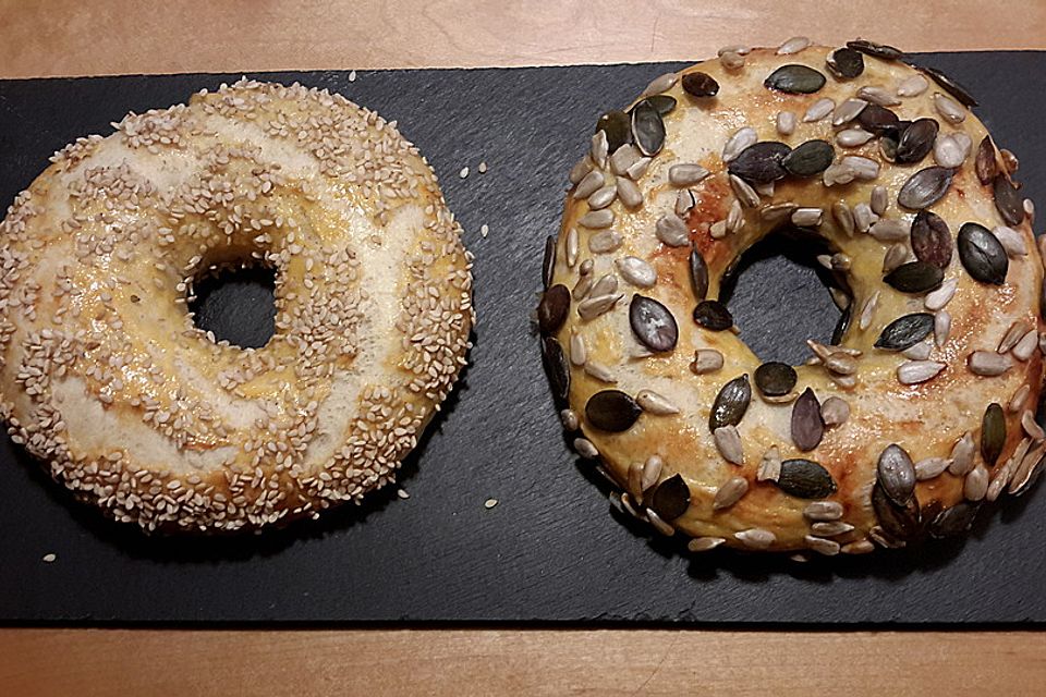 Traditionelle Bagels