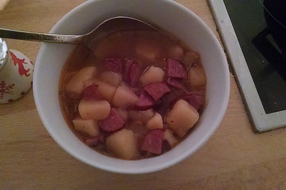 Böhmische Wurstsuppe