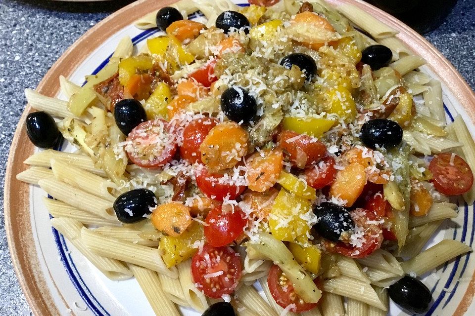 Pasta con finocchio e carote