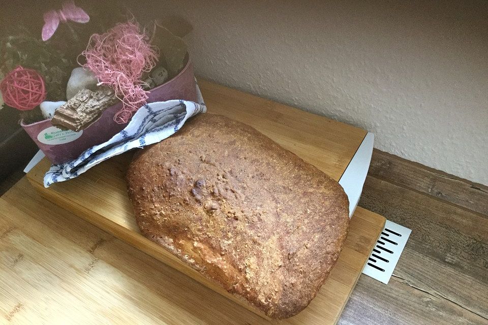 Dinkel-Haferflocken-Brot