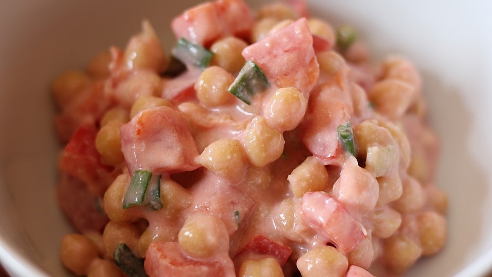 Kichererbsen Salat Mit Leichter Mayonnaise Von Veganaktiv Chefkoch 