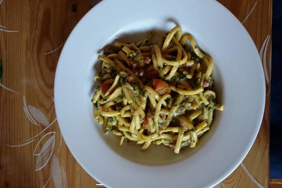 Spinatspätzle