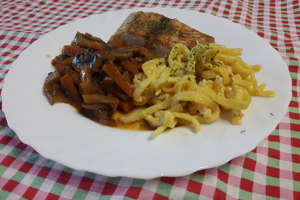 Lachsfilet mit Honig und Zitrone