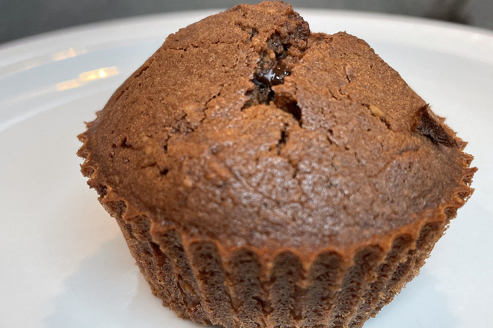 Glutenfreie Schoko-Nuss-Muffins