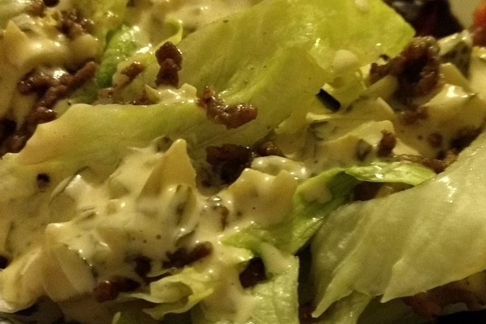 Big Mac Salat Low Carb