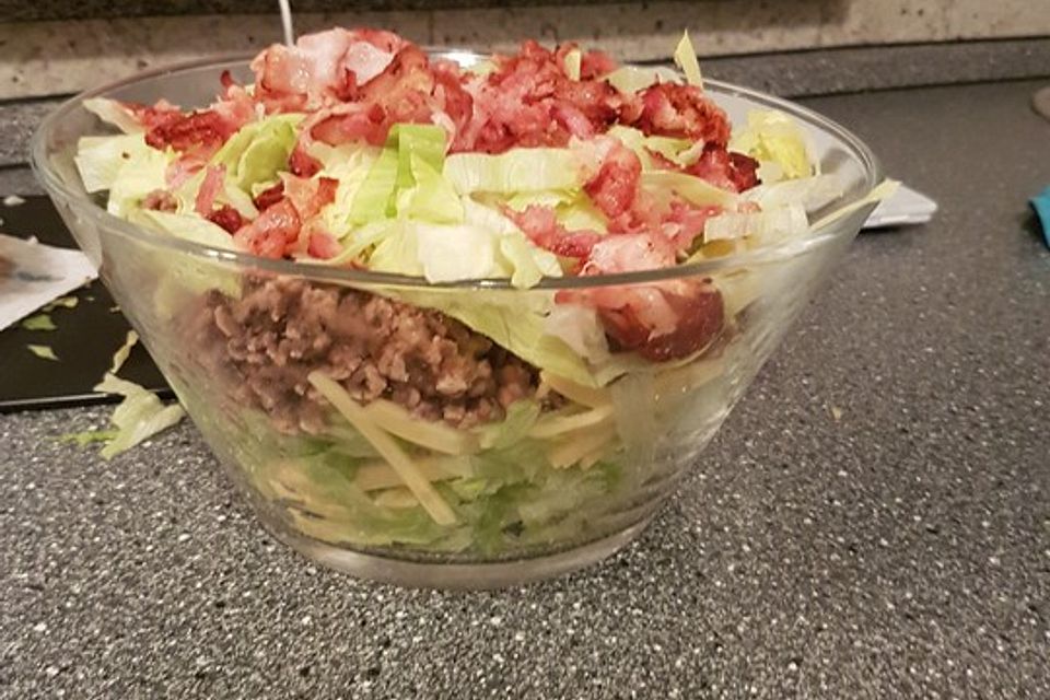 Big Mac Salat Low Carb