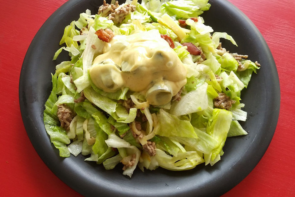 Big Mac Salat Low Carb