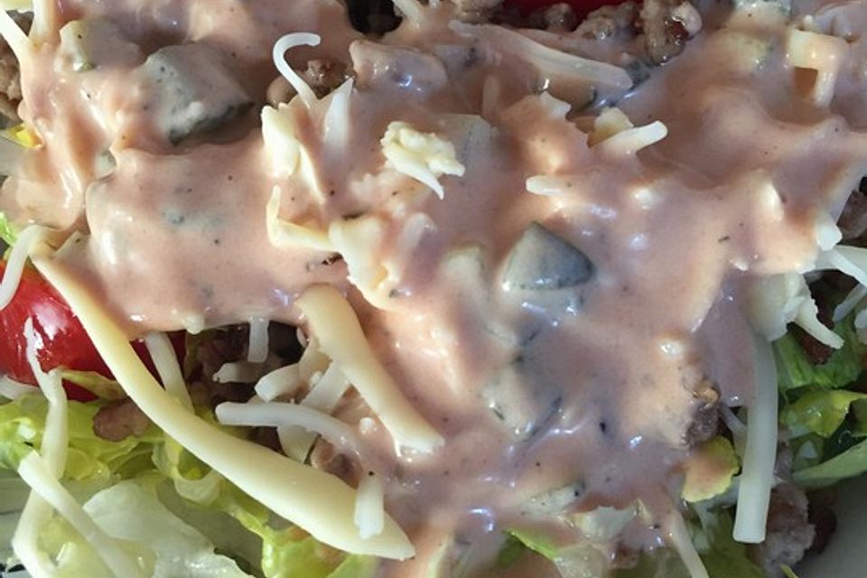 Big Mac Salat Low Carb