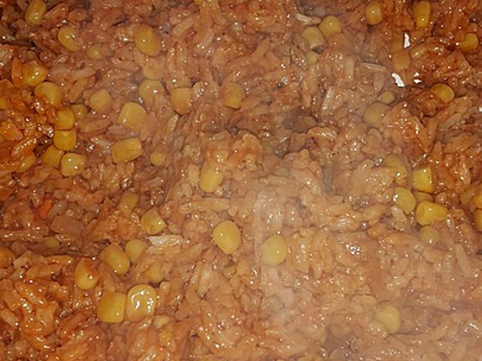 Reis mit Tomatenmark und Mais von Lisaata| Chefkoch