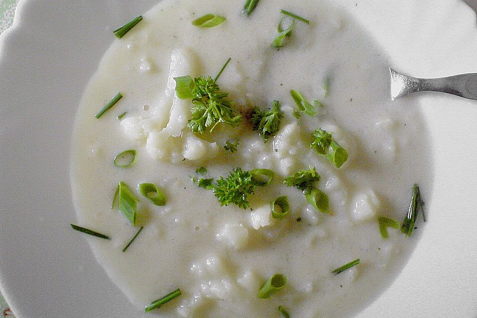 Blumenkohlcremesuppe