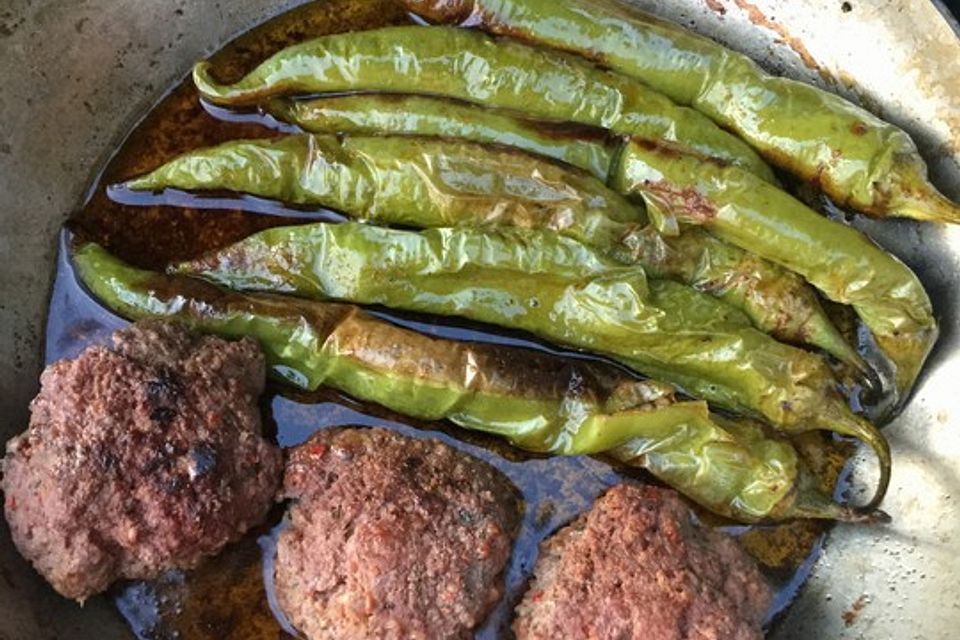 Pimientos de Padrón mit Fleur de Sel