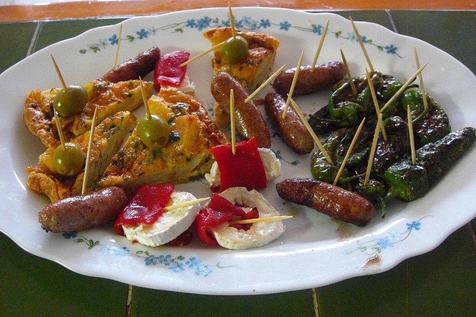 Pimientos de Padrón mit Fleur de Sel