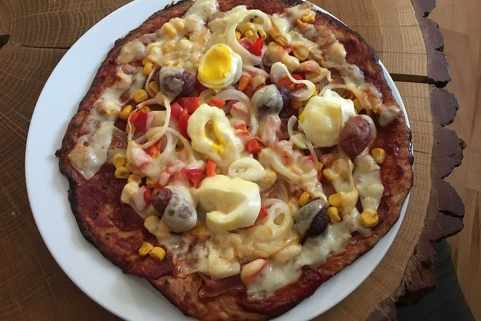 Thunfischpizza Low Carb