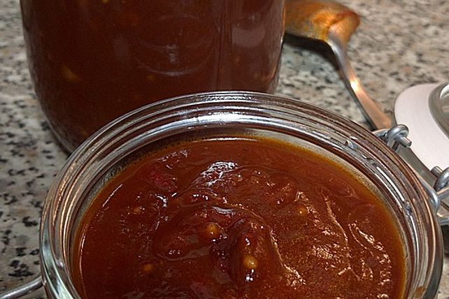 Süß-scharfe BBQ-Sauce von zimme9| Chefkoch Süß-scharfe BBQ-Sauce von zimme9| Chefkoch
